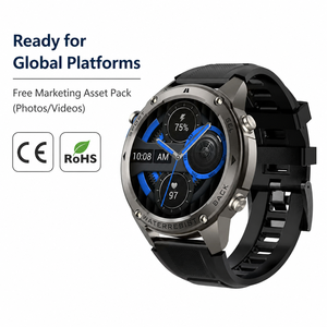 <span class=keywords><strong>Montre</strong></span> connectée sport GPS DM56 2026 étanche 5ATM, 170+ modes sportifs, batterie 400mAh, surveillance de l'oxygène sanguin et du sommeil, fonction boussole - Product Image 2