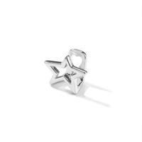 Dents pentagramme unique plaqué or accolades personnalisées creux étoile conception mode dents Grillz Hip Hop bijoux en laiton pour hommes