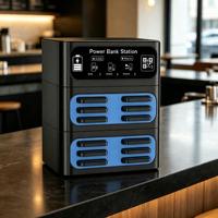 Borne de recharge portable personnalisée avec logo pour la location de batteries externes – Distributeur automatique de batteries externes pour téléphones portables