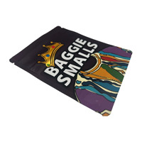 Nouvelles pochettes autoportantes en Mylar à fermeture éclair découpées à l'emporte-pièce, imprimées par gravure, holographiques et exotiques, anti-odeur et refermables, pour gelée, 3.5g/7g/28g