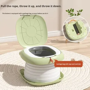 Urinoir portable pour enfants, pliable, pour <span class=keywords><strong>voiture</strong></span>, camping et voyage, petit WC en plastique indispensable - Product Image 3