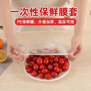 Disposable <b>Plastic</b> <b>Wrap</b> Round PE Food Storage Cover For Kitchen Refrigerator Moisture Proof Dust Protection - Product Image 2