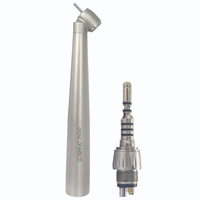 CP-K450-KCL6 Pieza de Mano de Alta Velocidad con Cabezal de 45 Grados, Turbina de Aire LED, Conexión K-Coupling, Triple Chorro de Agua, Pieza de Mano Oral