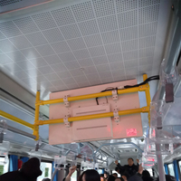 BG-3202W de 32 pulgadas para autobús Vertical, dispositivo de vídeo montado en la parte trasera, máquina de publicidad de coche, programa de difusión, pantalla de publicidad