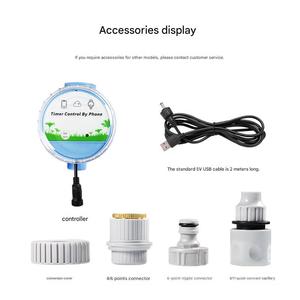 Contrôleur d'<span class=keywords><strong>arrosage</strong></span> et d'irrigation des plantes à double commande WIFI et <span class=keywords><strong>Bluetooth</strong></span>, système d'irrigation goutte à goutte automatique, arroseur - Product Image 2