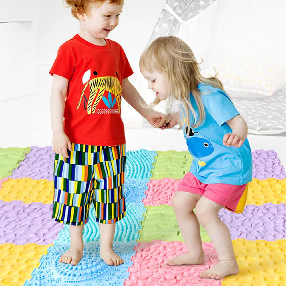 Enfants préscolaire début éducatif Puzzle jouets masseur de pieds plier sensoriel Sensori tapis marelle tapis de jeu