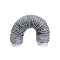Réduction du bruit Tuyau de ventilation de climatisation en aluminium combiné Tube de silencieux de ventilation flexible