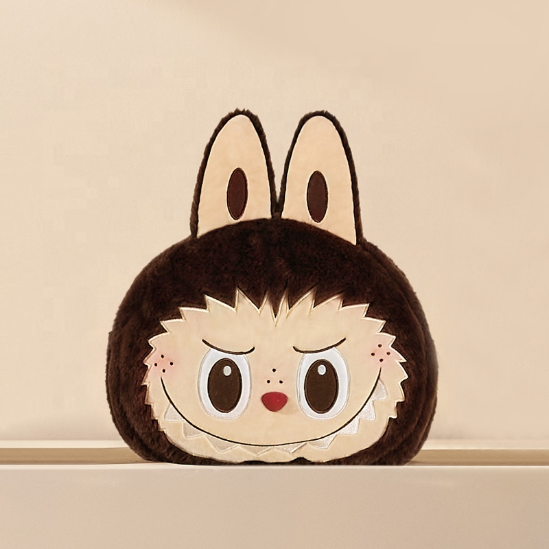 Genuine Bag Classics Series Labubu Big Head Sherpa Backpack