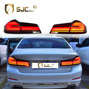 SJC Auto Pièces Automobiles Feux Arrière pour <span class=keywords><strong>BMW</strong></span> Série 5 G30 F90 G38 2018-2020 Mise à Jour Style LCI 2021+ Feux Stop et Clignotants - Product Image 1