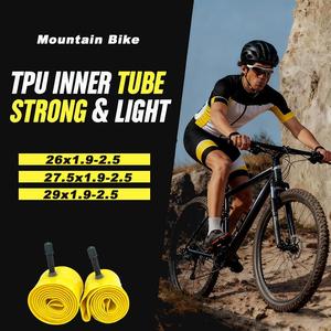 Camera d'aria leggera per bici MTB in TPU 26x2.60/3.0 24x4.0/4.9 24x4.0/4.5 27.5x2.125-2.5 26x1.9-2.2 - Product Image 6