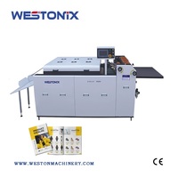 WESTONIX Machine de revêtement manuelle UV mat anti-rayures pour papier et plastique, à utiliser après l'impression