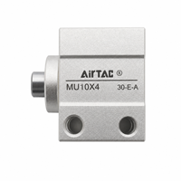 Mini Cilindro Neumático MU10X4, Cilindro de Aire Compacto de 10 mm de Diámetro y 4 mm de Carrera para Equipos de Automatización