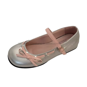 New Thick-Soled Bow <b>Shoes</b> French <b>Soft</b>-Cut Pumps for Women - Product Image 5