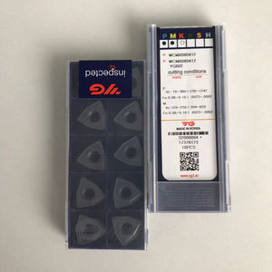 WCMX080412 YG602 Premium CNC Lathe Carbide Insert Customized <b>Turning</b> <b>Tool</b> with PCD/PCBN Coating HRC45-65 Hardness - Product Image 4