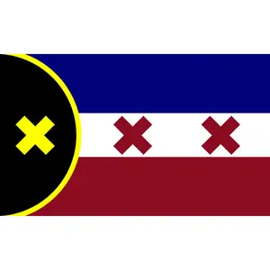 NUOXIN toptan ucuz özel bayraklar 100% Polyester serigraf MB Manburg bayrağı pirinç Grommet ile 3x5ft