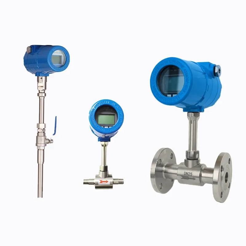DN15-4000 high accuracy gas flowmeter thermal gas mass flow meter with 4-20mA /rs485 output