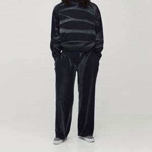 Black Gradient Wash Hoodie Sweatpants <b>No</b> <b>Logo</b> Custom Men Two Piece Tracksuit - Product Image 1
