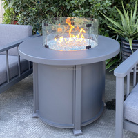 Brûleur rond de foyer de gaz d'acier inoxydable de 13 pouces pour la table extérieure de foyer.