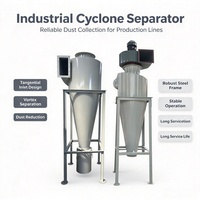 Séparateur cyclonique centrifuge pour la pré-séparation de la poussière et la récupération des matériaux dans les usines de contreplaqué et de panneaux