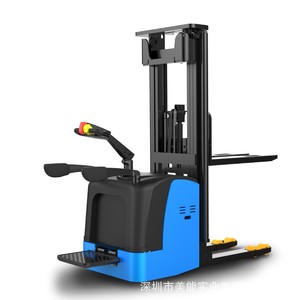 Apilador eléctrico de palets Byd de 1.4-2 toneladas con batería de litio y plataforma para manejo de materiales en almacenes - Product Image 1