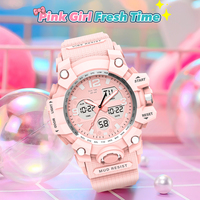 Jam Tangan Digital Elektronik Anak Grosir Model Terbaru Fashion 3BAR Tahan Air Alarm Lampu Malam Pengatur Waktu Jam Tangan Olahraga
