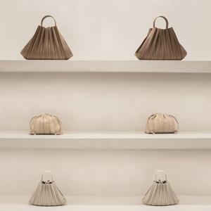 Sac fourre-tout de luxe en cuir PU souple, de grande taille, de forme seau, uni, élégant, multi-rangement, décontracté, à main, pour femme - Product Image 6