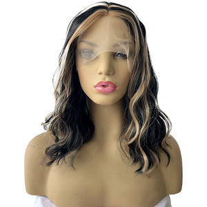 วิกผมลอนสั้นสำหรับ<span class=keywords><strong>ผู้หญิง</strong></span>ทรง<span class=keywords><strong>ผม</strong></span>ลูกไม้สังเคราะห์ทนความร้อนลักษณะเป็นธรรมชาติสำหรับ<span class=keywords><strong>ทรง</strong></span><span class=keywords><strong>ผม</strong></span>ในชีวิตประจำวัน - Product Image 4