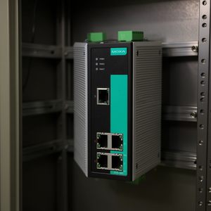 Moxa EDS-305 สวิตช์อีเธอร์เน็ตแบบไม่ต้องจัดการ 5 พอร์ต จ่ายไฟ 24V IEEE 802.3 ติดตั้งบนราง DIN สำหรับใช้งานในอุตสาหกรรม - Product Image 3