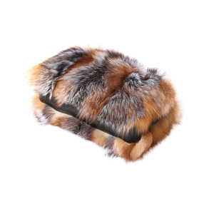 Женская элегантная сумка-тоут из натурального меха лисы - Product Image 4
