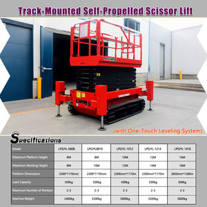 Harga pabrik hidrolik elektrik jenis perayap gunting mendorong sendiri mengangkat pekerjaan udara Platform Mini Mobile mengangkat - Product Image 2