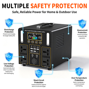 600W 504Wh Portable <b>Power</b> <b>Station</b> with <b>Solar</b> Panel Ready, AC Output, Fast Charging for Camping RV <b>Power</b> Storage <b>Station</b> - Product Image 3