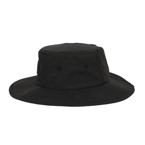 Wholesale Custom Rubber Logo Quick Dry Black Polyester Safari Gorras,Sun Shade Beach Cap,Fisherman Wide Brim <b>String</b> <b>Bucket</b> <b>Hat</b> - Product Image 4