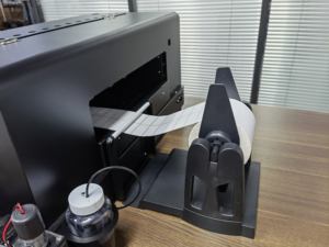 Automatischer Digitalübertragungs-Etiketten druck Filmrollen-Papier drucker mit Zirkulation für L805 Impresora - Product Image 4