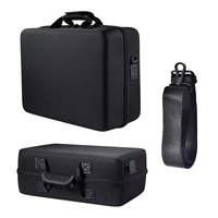 Hôte poignée de base portable sac de rangement intégré coque dure sac à main diagonale croisée pour ps5 sac de rangement mince à double couche