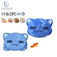 Uyeah CPC/EN71/GRS Coussin en tissu personnalisé, poupée en peluche, animal en peluche doux sur mesure, jouet en peluche chat de dessin animé pour enfants