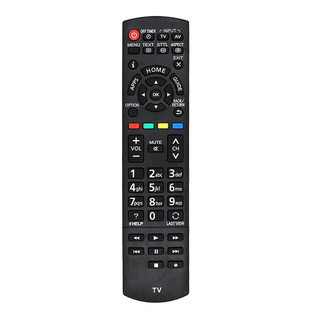 RCU Black ABS Replacement N2QAYB000830 for Panasonic High-definition TV Universal Remote Control Custom Controller Hot Sellstock