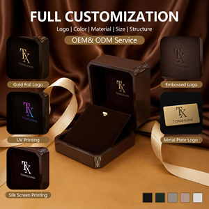 Estuche de Joyería Personalizado con Corazón Recortado, Caja de Papel con Puntos de Etiqueta Privada, Empaque de Anillos y Pendientes de Marca, Regalos para Boutiques - Product Image 3