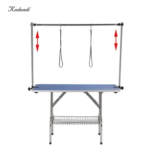 Factory Adjustable Durable Folding Lifting Large Electric Hydraulic Pet Grooming Table For Dogs