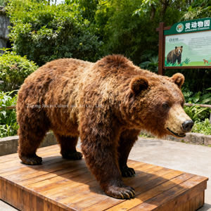 スチールアニマトロニクス現実的なクロクマモデルリアルな屋内/屋外装飾博物館 & 野生生物展示会 - Product Image 3