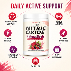 Vente en gros de suppléments d'oxyde nitrique Shecome, fabricant de poudre d'oxyde nitrique à base de racine de betterave pour la circulation et l'énergie - Product Image 4