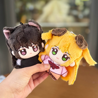 Peluche personnalisée de dessin animé avec fourrure super douce et rembourrage en coton PP - Jouet en peluche personnalisable pour soulager le stress