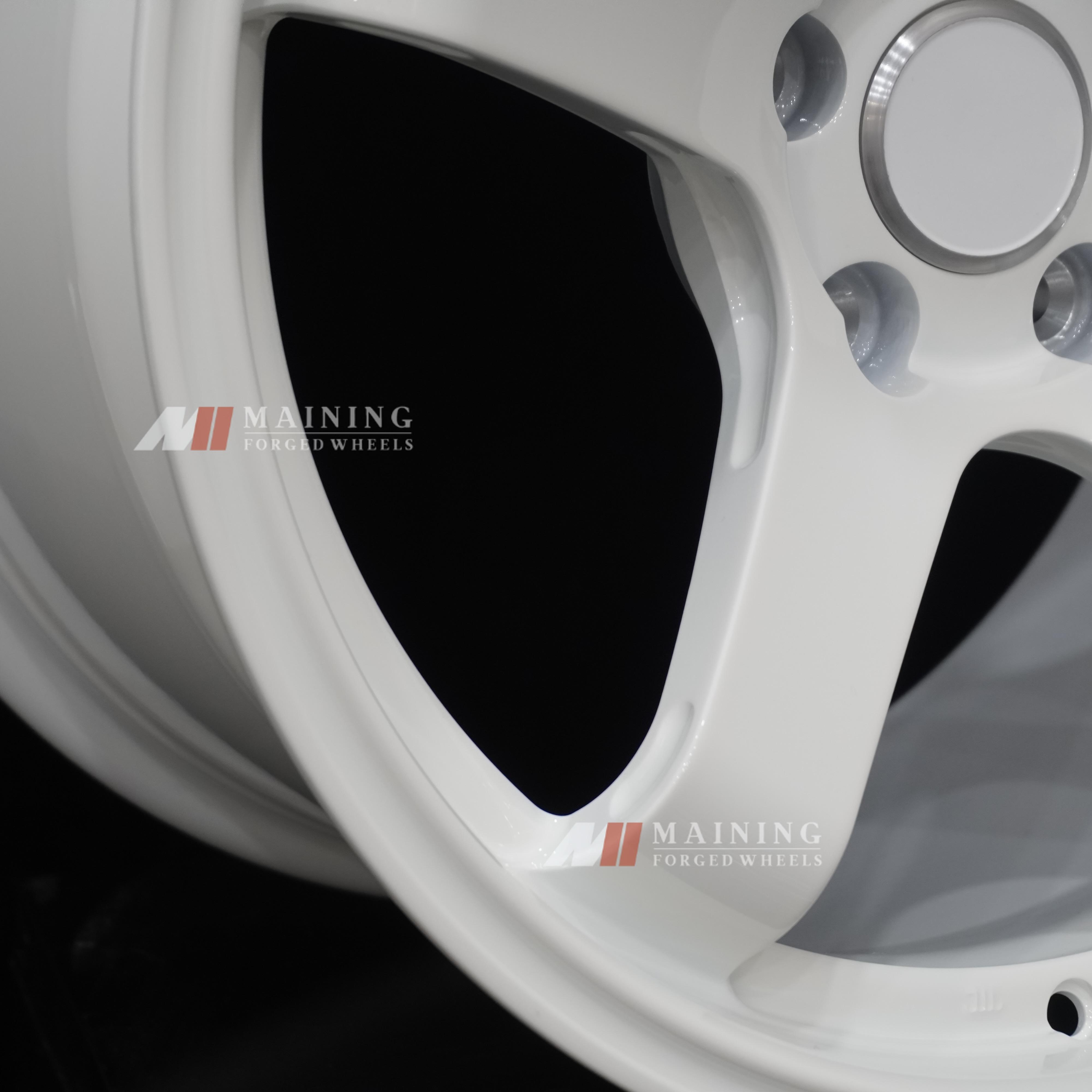 Racing White Advan GT Wheels – Forged Aluminum Alloy for GR86