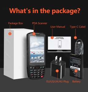 Устойченный Промышленный Портативный сканер для сбора данных, Android, прочный промышленный КПК с 4G, Wi-Fi, 1D, 2D, сканер штрих-кода - Product Image 6