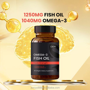 Halal chứng nhận tự nhiên Omega-3 cá dầu Softgel viên nang với <span class=keywords><strong>vit</strong></span> e-người lớn sử dụng tốt nhất bán cao cấp miễn dịch & não công thức - Product Image 2