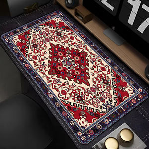 Alfombrilla de ratón grande para juegos de ordenador de escritorio de Juegos de oficina, alfombra Floral persa Oriental <span class=keywords><strong>Vintage</strong></span>, nuevas alfombrillas de goma antideslizantes XXL para ratones para el hogar - Product Image 1