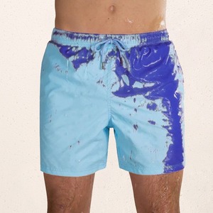 Shorts de plage personnalisés pour hommes pantalon de plage à l'eau avec changement de couleur maillot de bain grande taille température changement rapide sens sec - Product Image 5