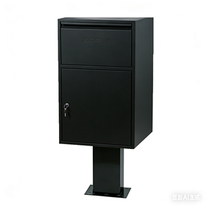 Cassetta Postale in Acciaio Zincato Personalizzata di Grandi Dimensioni con Serratura a Chiave, Cassetta di Sicurezza in Metallo per Giardino con Supporto da Terra - Product Image 3