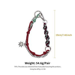Bolso de Mano de Alta Calidad, Nuevo, Duradero y Ecológico, Hecho a Mano con Cadena de Cuerda Tejida de Aleación Metálica, Decoración de la Serie Sun Miu, Estilo Femenino - Product Image 3