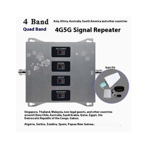 Amplificateur de signal mobile 4 bandes pour téléphones cellulaires 2G 3G 4G et 5G LTE, répéteur de signal RFYT 104 - Product Image 1