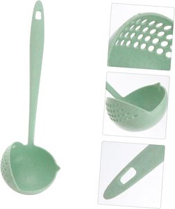 Passoire en maille PC 2-en-1 avec cuillère à fondue et couvercles à long manche, écologique, taille personnalisée, lavage à la main uniquement, ustensile de cuisine pour la maison - Product Image 2